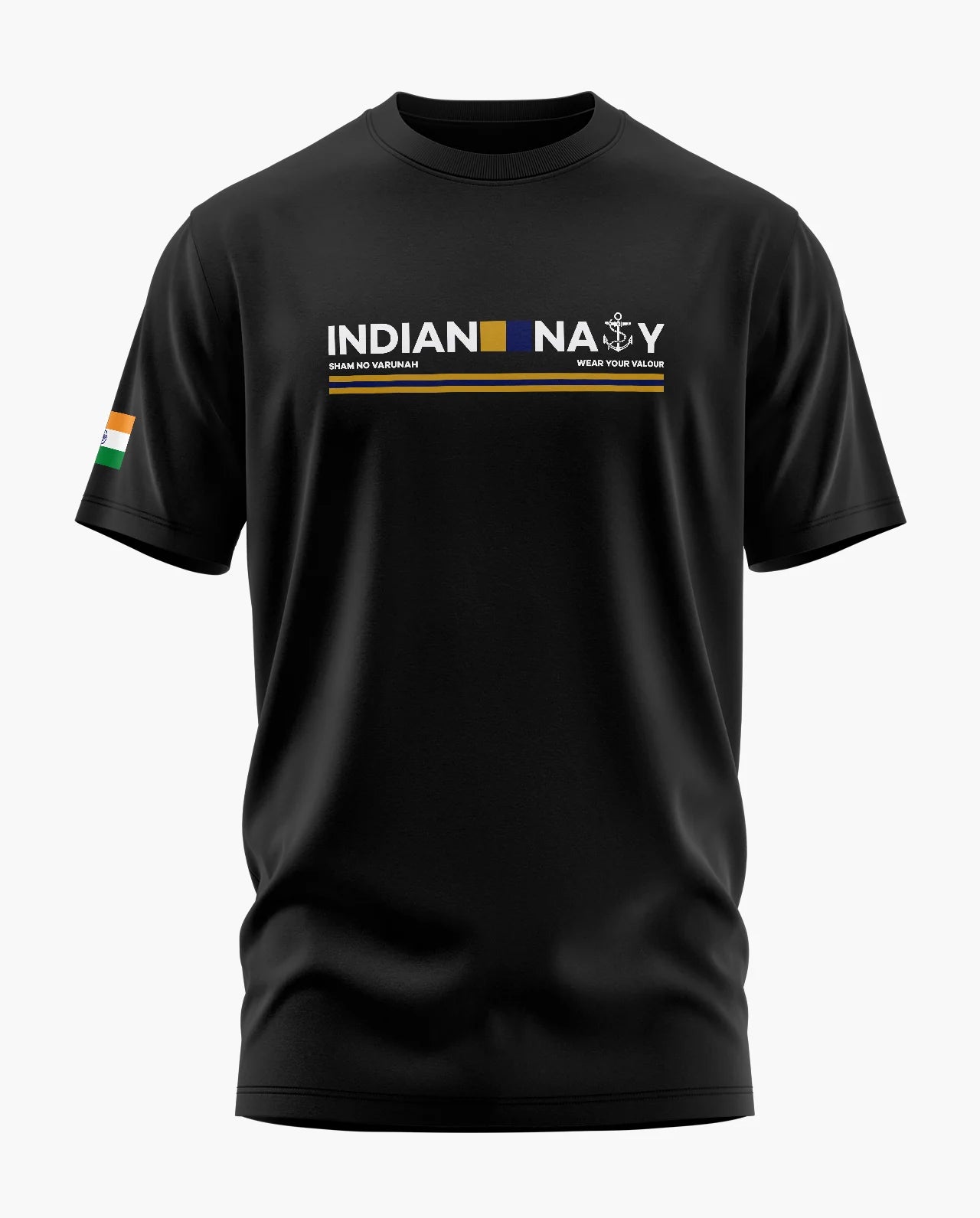 Indian Navy Admiral Signature LuxeSoft Over Sized Cotton T-Shirt