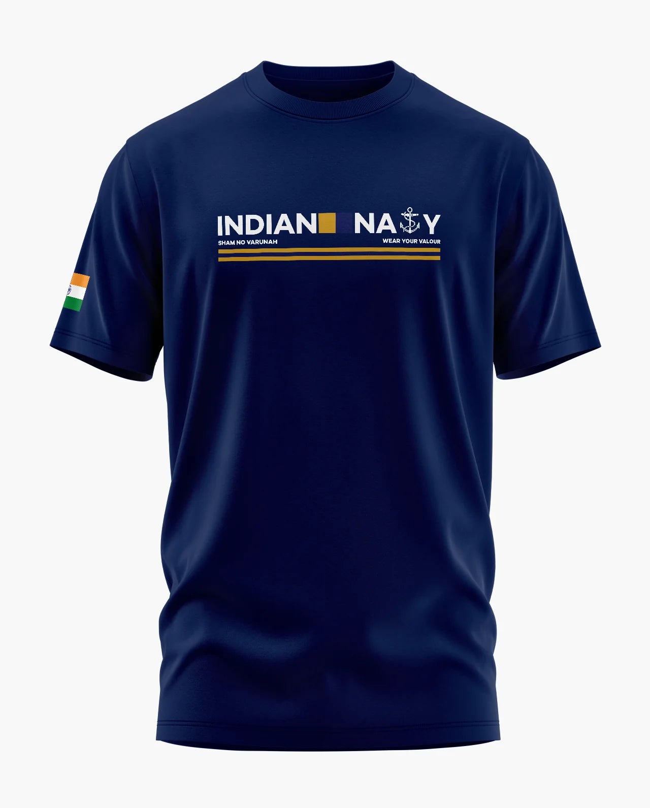 Indian Navy Admiral Signature LuxeSoft Over Sized Cotton T-Shirt