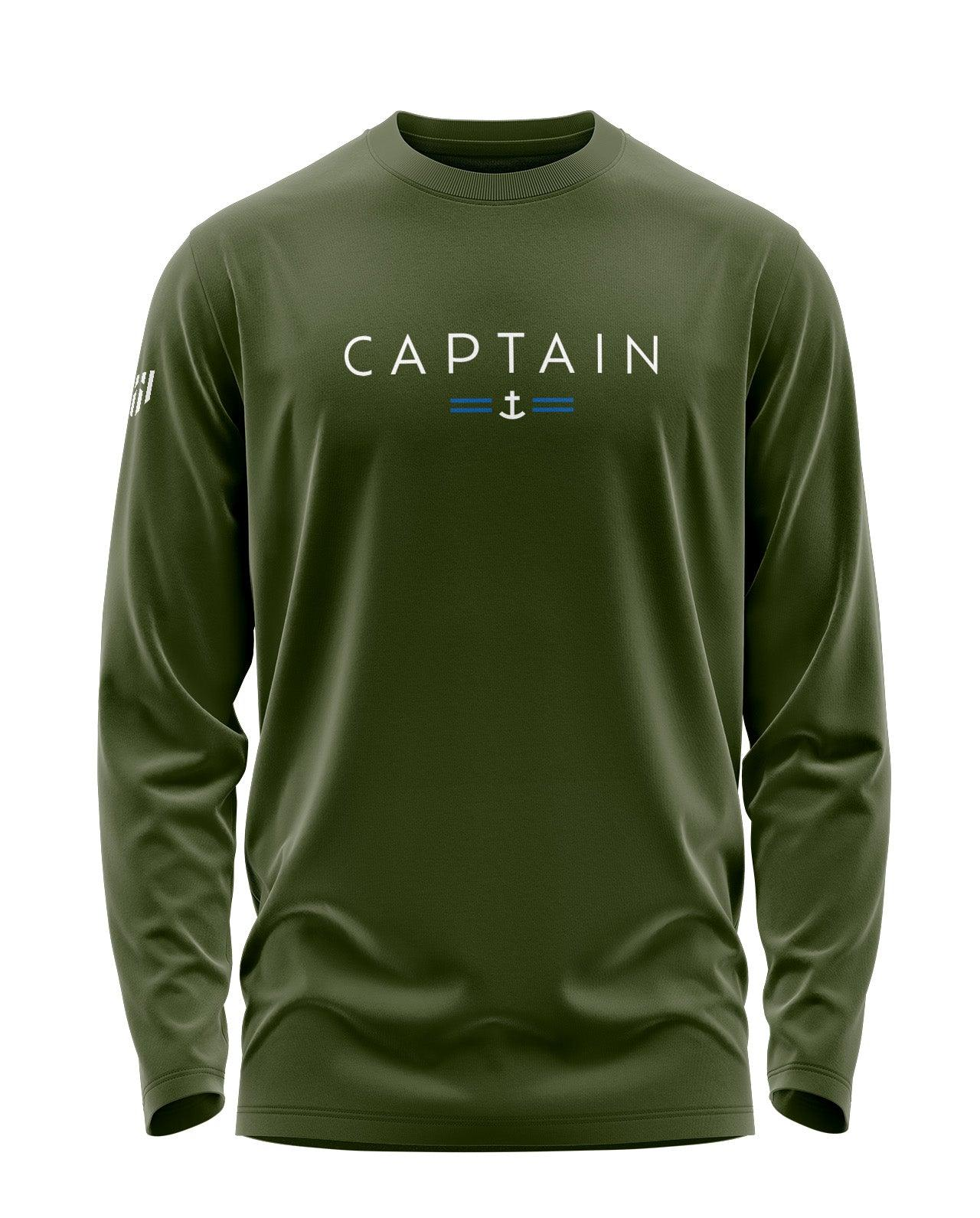 Captain Signature Luxesoft Cotton Full Sleeve T-Shirt