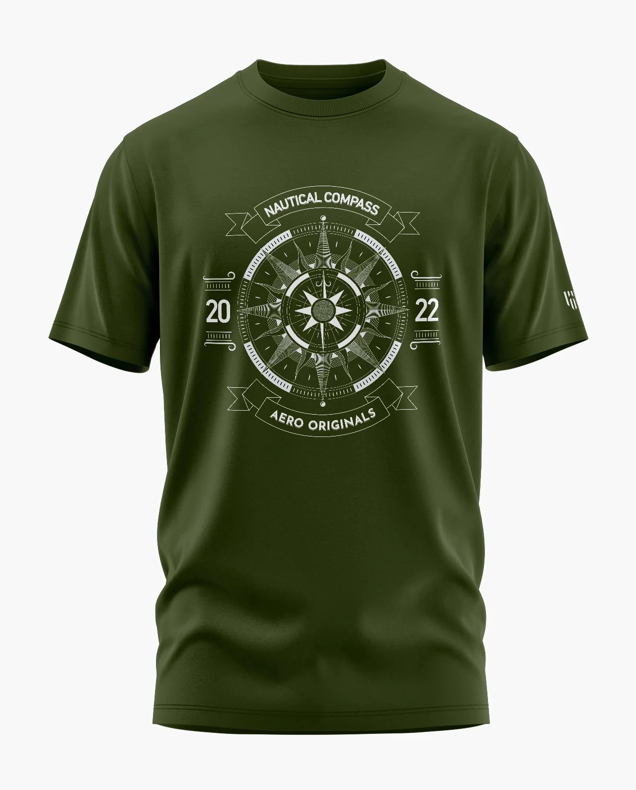 Mariners Nautical Compass Signature LuxeSoft Over Sized Cotton T-Shirt