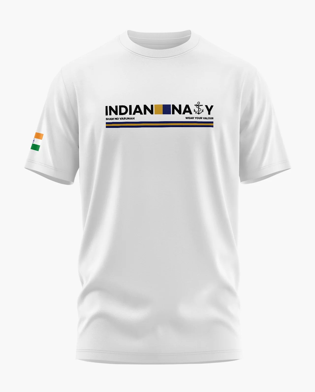 Indian Navy Admiral Signature LuxeSoft Over Sized Cotton T-Shirt