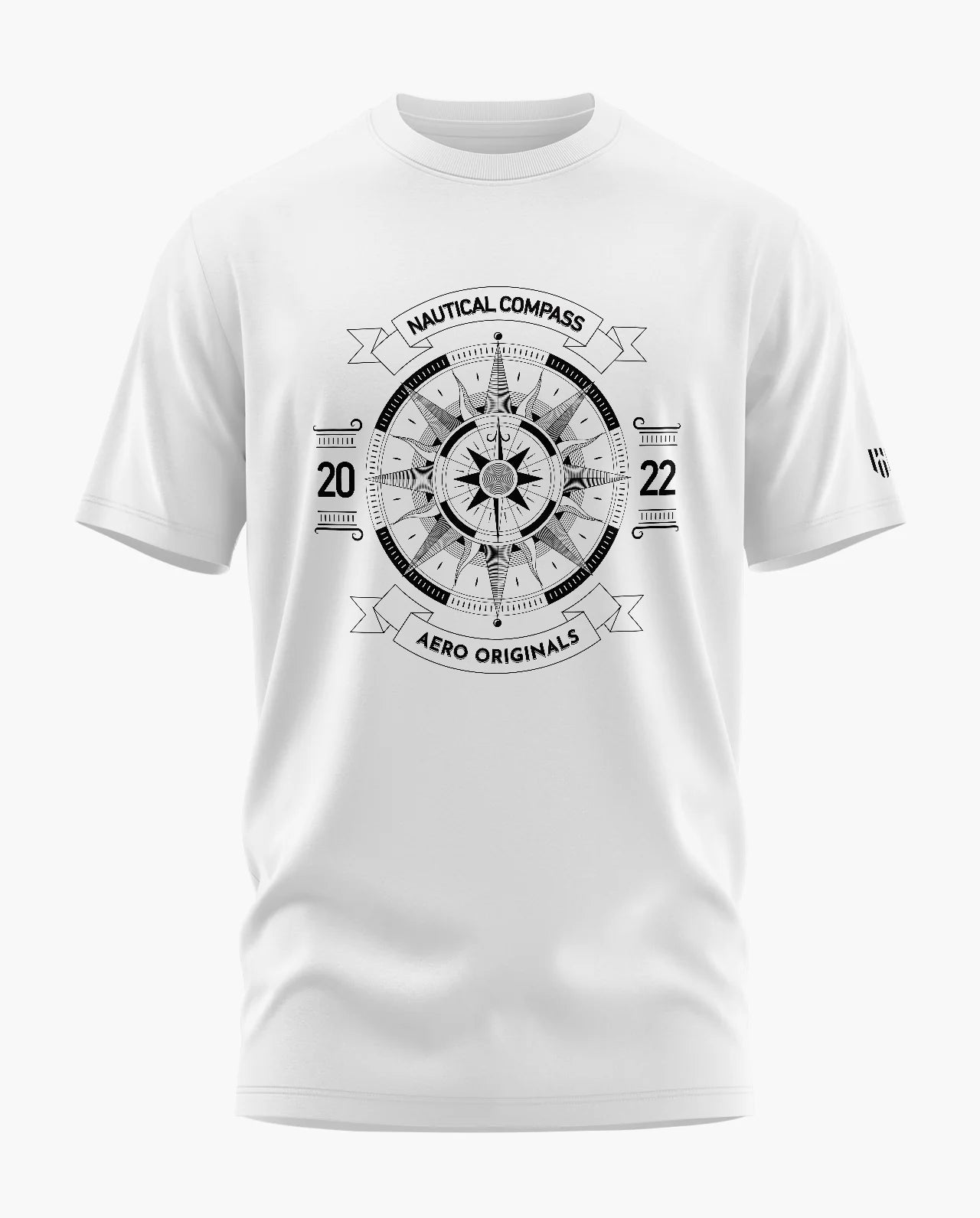Mariners Nautical Compass Signature LuxeSoft Over Sized Cotton T-Shirt