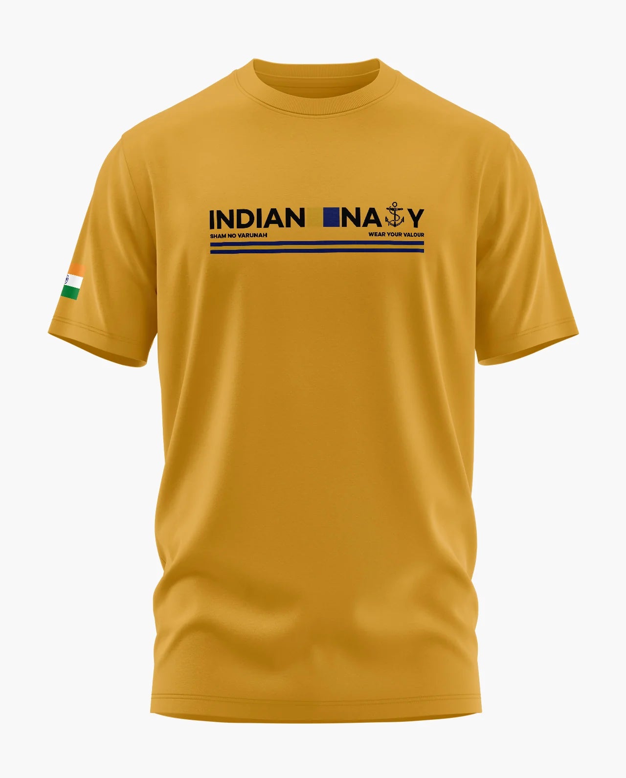 Indian Navy Admiral Signature LuxeSoft Over Sized Cotton T-Shirt