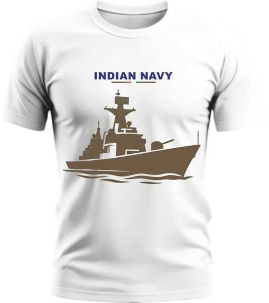 Indian Navy Signature LuxeSoft Cotton T-Shirt