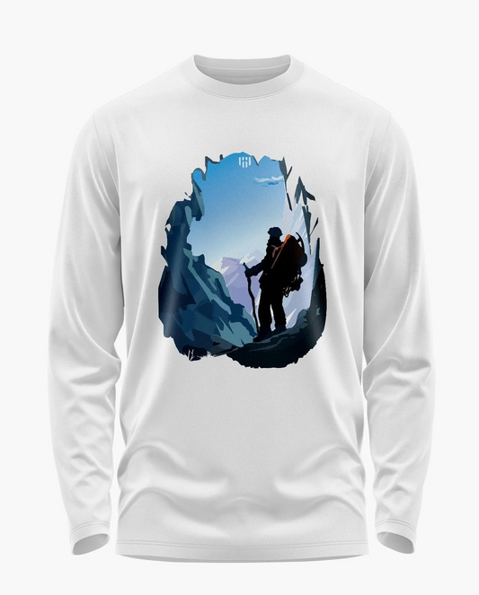 Summit Shadows Signature Luxesoft Cotton Full Sleeve T-Shirt